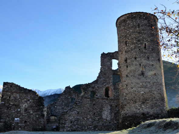 Vestiges du château des Lascaris de La Brigue