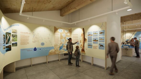 Maison de la Pêche et de l’Eau, Tende – rendu de l’aménagement